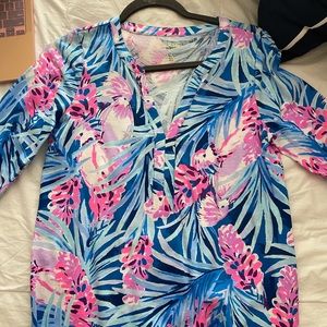 3/4 Sleeve Lilly Pulitzer Parrot Dress